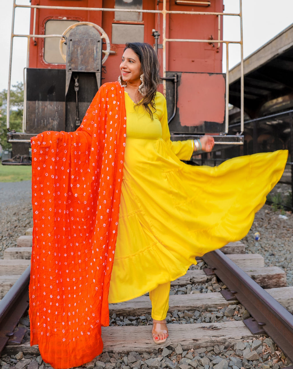 Orange Salwar Suit | Light Orange Color Salwar Kameez
